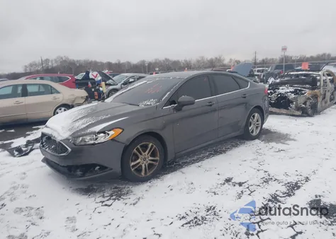 2018 Ford Fusion Se из США, поврежденный, VIN 3FA6P0H75JR103980
